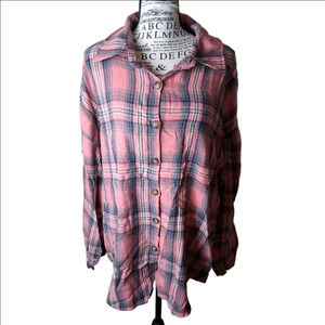 Fantaslook 2x Womens Plaid Shirt